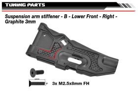 Team Corally Suspension arm stiffener B Lower Front Right...