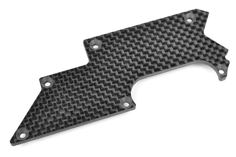 Team Corally Suspension arm stiffener Rear Left Graphite 3mm 1 pc / C-00180-236