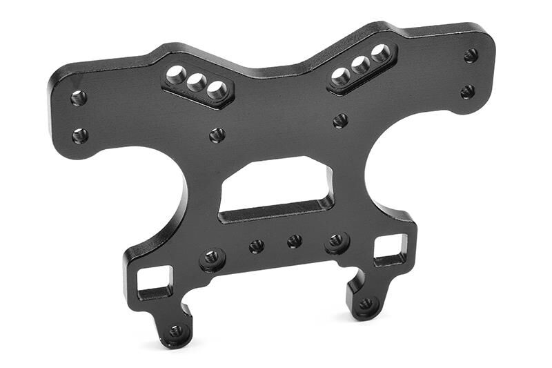 Team Corally Shock Tower MT Front 5mm Aluminum Black 1 pc / C-00180-652