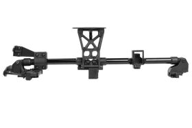 Team Corally Chassis Tube Rear 130mm Aluminum Black 1 Set / C-00180-664