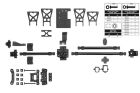 Team Corally Chassis Brace Kit Xtreme Fit all TC 1/8 MT cars 1 Set / C-00180-910