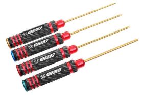 Team Corally Pro Nut Hex Tool Set Ti-Ni Coated 1.5 / 2.0 / 2.5 / 3.0  mm 4 pcs / C-16185
