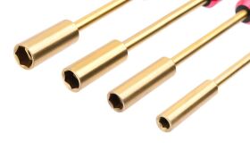 Team Corally Pro Nut Driver Set Ti-Ni Coated 4.0 / 5.5 / 7.0 / 8.0 mm 4 pcs / C-16190