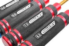 Team Corally Pro Nut Driver Set Ti-Ni Coated 4.0 / 5.5 / 7.0 / 8.0 mm 4 pcs / C-16190