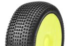 Captic Racing ZONDA XTR 1/8 Buggy Tires Mounted CR-3 (Soft) Racing Compound Yellow Rims 1 Pair / CT-15003-3-Y