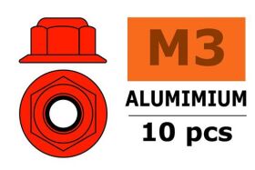 Revtec Aluminium Sechskantmutter Selbstsichernd M3 mit...
