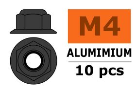 Revtec Aluminium Sechskantmutter Selbstsichernd M4 mit...
