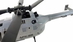 AMEWI Hubschrauber BO-105 / AFX-105 4-Kanal Helikopter 6G RTF 2,4GHz / 25319