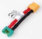 Robbe Modellsport Adapterkabel XT-60 Buchse auf MPX Stecker 30mm Kabellänge 12AWG 1Stk. / 46303