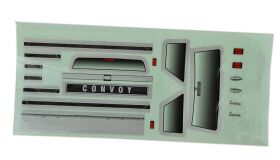 AMEWI AM18 Convoy Lexan Karosserie schwarz / 015-18037