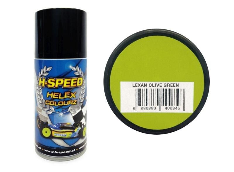 H-SPEED Lexan Spray Olive Green / HSPS020