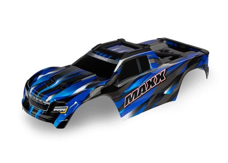 TRAXXAS Karo Wide-Maxx blau lackiert + Decal Sheet / TRX8918A