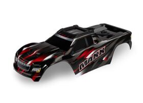 TRAXXAS Karo Wide-Maxx rot lackiert + Decal Sheet / TRX8918R