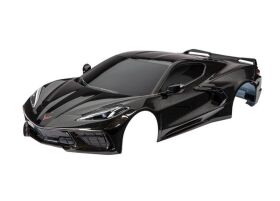 TRAXXAS Karo Chevy Corvette Stingray schwarz lackiert...