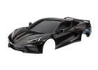 TRAXXAS Karo Chevy Corvette Stingray schwarz lackiert inkl Aufkleber / TRX9311A