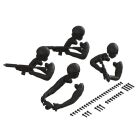 ARRMA Ersatzteil Driver Figure Set (Black) / ARA480057