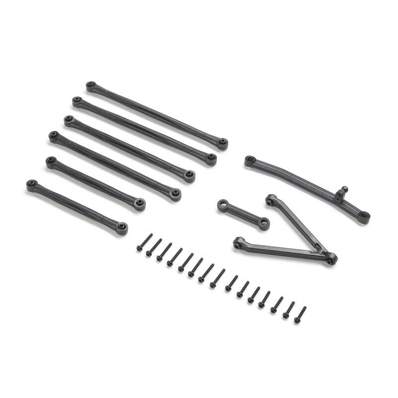 Axial Suspension Links, X-long Wheel Base 153.7mm: SCX24 / AXI204001