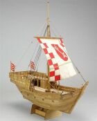 SHIPYARD Standmodell Hanse Kogge von Bremen 1380 Laser-Holzbausatz 1:72 / 24618