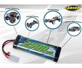 Carson 7,2V/2500mAh NiMH Race Akku TAM / 500608222