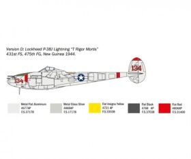 ITALERI 1:72 US P-38J Lightning / 510001446