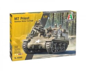 ITALERI 1:35 Standmodell der US M-7 Priest Haubitze /...