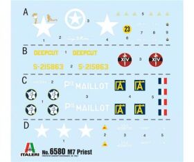 ITALERI 1:35 Standmodell der US M-7 Priest Haubitze / 510006580