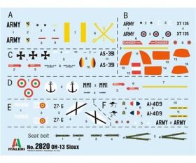 ITALERI 1:48 OH-13 Scout Helikopter Korea Krieg / 510002820