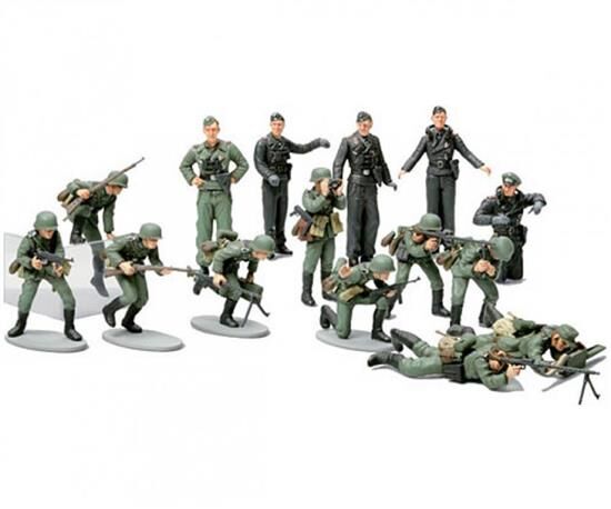 TAMIYA 1:48 WWII Figuren-Set Dt.Infanterie (15) / 300032512