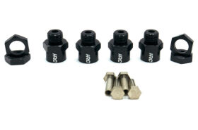 HRC Racing Radadapter 12mm zu 17mm 10mm Offset schwarz...
