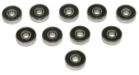 HRC Racing Kugellager metrisch 6x19x6mm Gummidichtung (10...