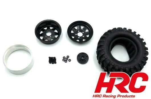 HRC Racing Karosserieteile 1/10 Crawler Anhänger Ersatzräder zu HRC25231A 2Stk. / HRC25231A-1