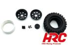 HRC Racing Karosserieteile 1/10 Crawler Anhänger Ersatzräder zu HRC25231A 2Stk. / HRC25231A-1