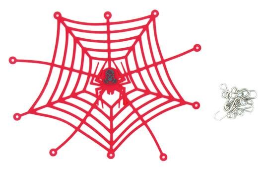 HRC Racing Karosserieteile 1/10 Crawler Maßstab Spider Gepäcknetze Rot / HRC25264RE