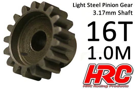 HRC Racing Motorritzel 1.0M / 3.17mm Achse Stahl Leicht 16Z / HRC71016S