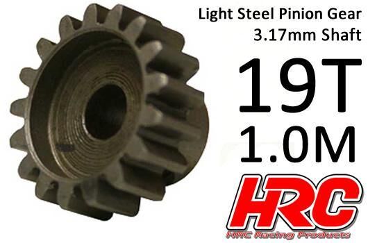 HRC Racing Motorritzel 1.0M / 3.17mm Achse Stahl Leicht 19Z / HRC71019S