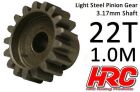 HRC Racing Motorritzel 1.0M / 3.17mm Achse Stahl Leicht 22Z / HRC71022S