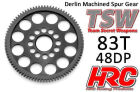HRC Racing Hauptzahnrad 48DP Low Friction Gefräst Delrin Ultra Light83Z / HRC74883LW