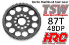 HRC Racing Hauptzahnrad 48DP Low Friction Gefräst Delrin Ultra Light 87Z / HRC74887LW