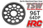 HRC Racing Hauptzahnrad 64DP Low Friction Gefräst Delrin Ultra Light96Z / HRC76496LW