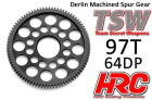 HRC Racing Hauptzahnrad 64DP Low Friction Gefräst Delrin Ultra Light97Z / HRC76497LW