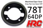 HRC Racing Hauptzahnrad 64DP Low Friction Gefräst Delrin Ultra Ligh- Xray Pan Car 78Z / HRC764X78
