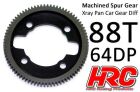 HRC Racing Hauptzahnrad 64DP Low Friction Gefräst Delrin Ultra Light Xray Pan Car 88Z / HRC764X88