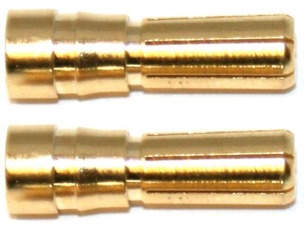 HRC Racing Stecker 5.0mm männchen (10 Stk.) Gold / HRC9005M