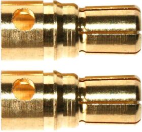 HRC Racing Stecker 6.0mm männchen (10 Stk.) Gold /...