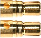 HRC Racing Stecker 6.0mm männchen (10 Stk.) Gold / HRC9006M