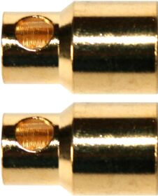 HRC Racing Stecker 8.0mm weibchen (10 Stk.) Gold / HRC9008F