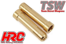HRC Racing Stecker Adapter Rohr 5.0mm zu 4.0mm (2 Stk.)...