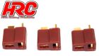 HRC Racing Stecker Ultra T (Deans Kompatible) weibchen (3 Stk.) Gold / HRC9032A