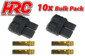 HRC Racing Stecker TRX männchen (10 Stk.) Gold /...