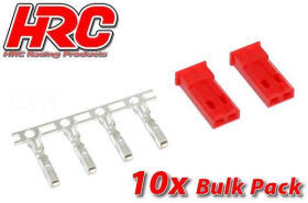 HRC Racing Stecker JST / BEC männchen (10 Stk.) /...